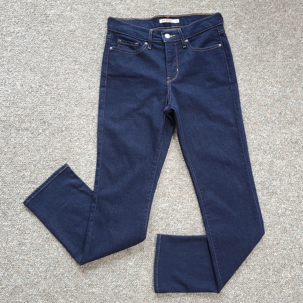 NWOT Levi's 28 Modern Contemporary Minimalist Mid Rise Shaping Slim Jeans - Picture 6 of 16